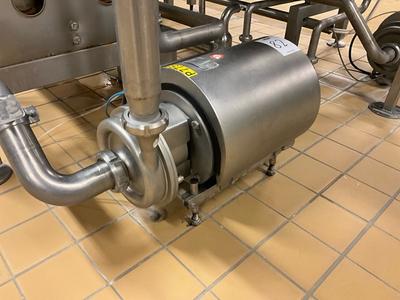 Översiktsbild av Alfa Laval pump (3x)